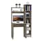Tuhome 17.8 in. D X 63.9 in. H, 38.7 in. W X Laminate, Light Gray ELZ5539 - alternate 6